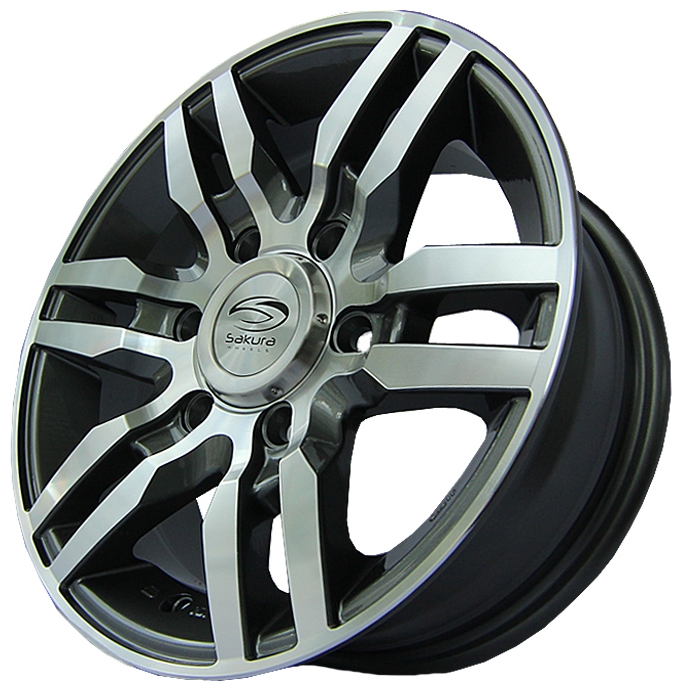 купить Sakura Wheels .7 D108.1 ET33 Серый с полировкой
