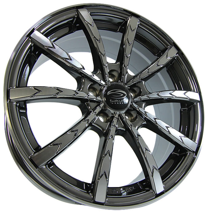 купить Sakura Wheels 0 D73.1 ET42 Темный хром с полировкой