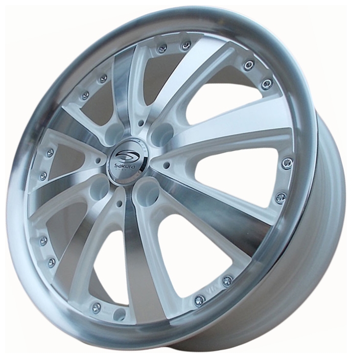 купить Sakura Wheels 100 D67.1 ET43 Белый с полировкой