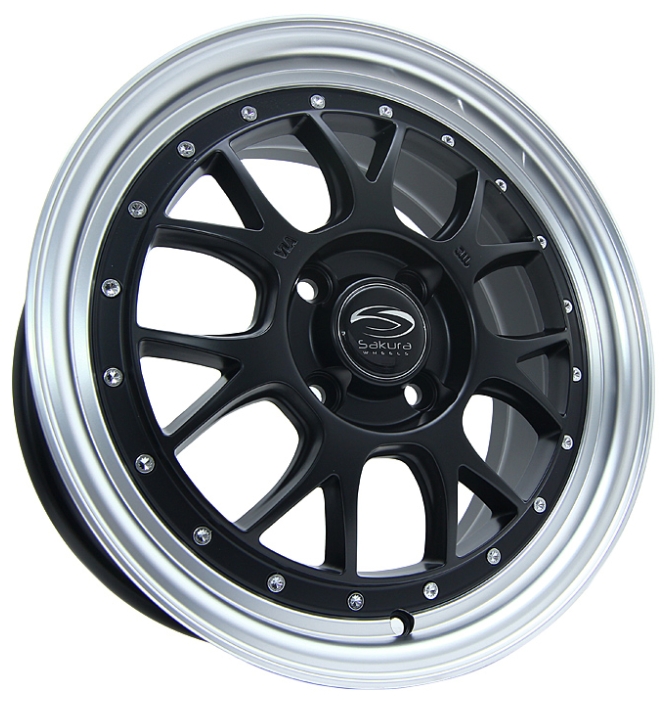 купить Sakura Wheels 100 D73.1 ET35 Черный с полировкой