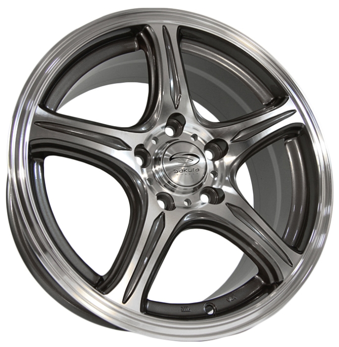 купить Sakura Wheels 4.3 D73.1 ET38 Серый с полировкой