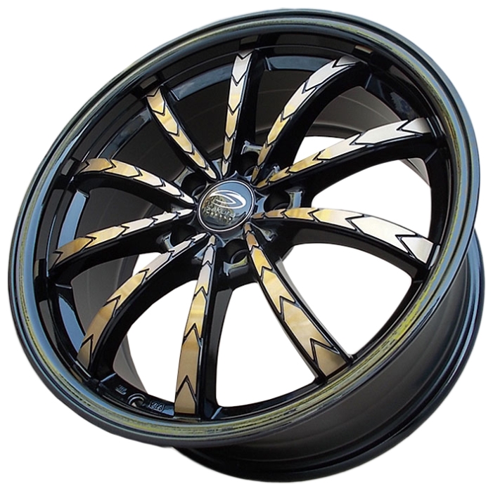 купить Sakura Wheels 8 D73.1 ET42 Черный с бронзой